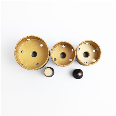 Serra de forat de diamant soldada al buit