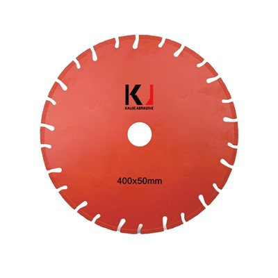 Fulla de tall de carretera de diamant soldada al buit